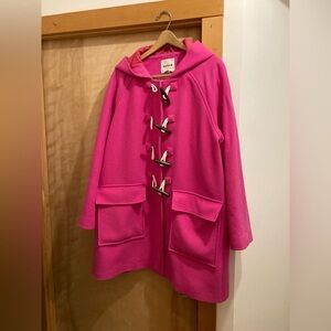 Boden Swing Duffle Coat-Pink Peony 20/22